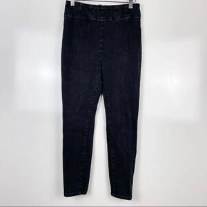 Urban Outfitters BDG Black High Waist Pull On Skinny Jeans Back Zipper Womens 28